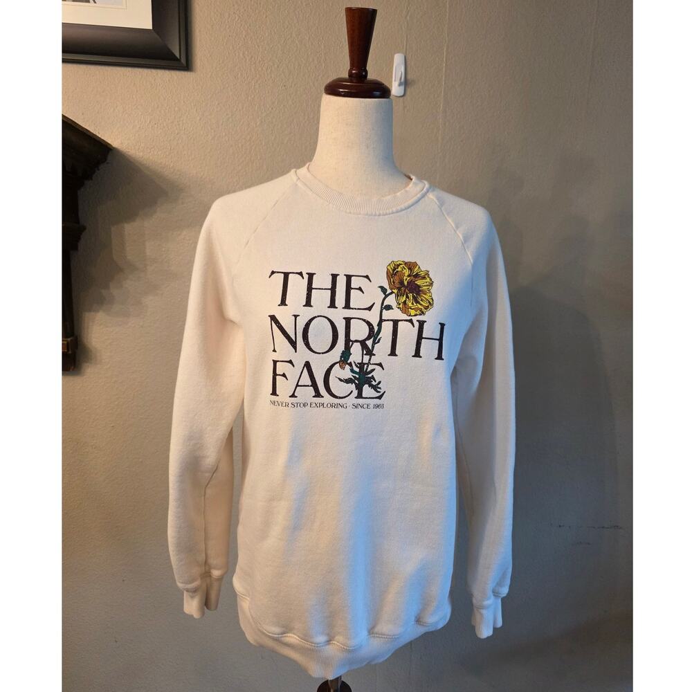 The North Face Women's Flower Crewneck Sweatshirt SZ Medium